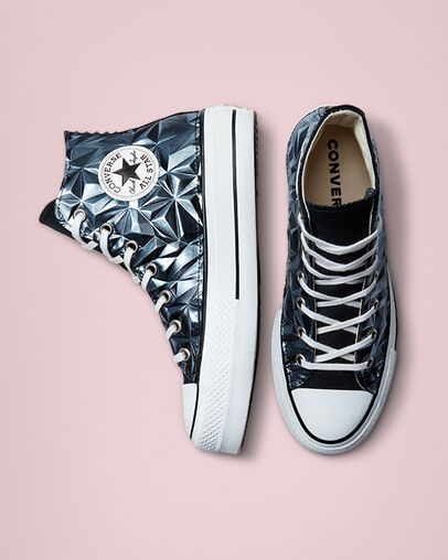 Converse Platform Converse Tie And Dye Noir Femme Converse Parme