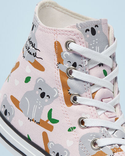 Explore Nature Chuck Taylor All Star Espuma rosa/Multicolor/Blanco, Detail Angle View