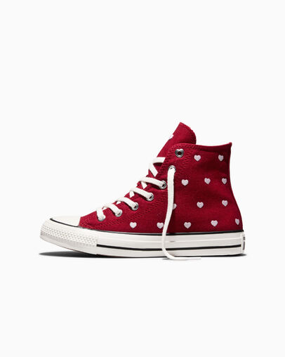 Chuck Taylor All Star Valentine's Day Days Ahead Red/Vintage White/New Found Bloom Pink, Inner Side View
