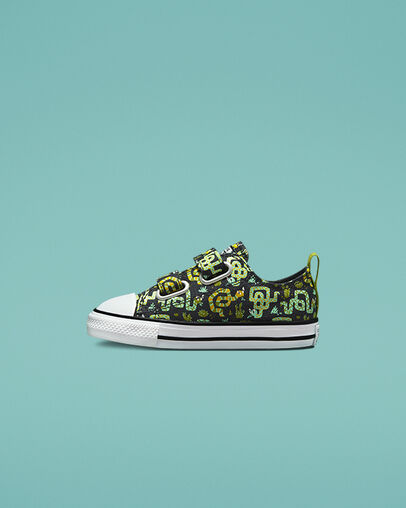 Chuck Taylor All Star Easy-On Snake Dk Smoke Grey/Cozy Moss, Inner Side View