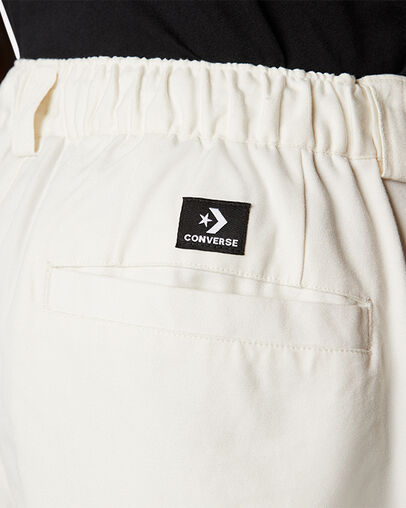 Much Love Double Pleat Chino Pant Egret, Detail View