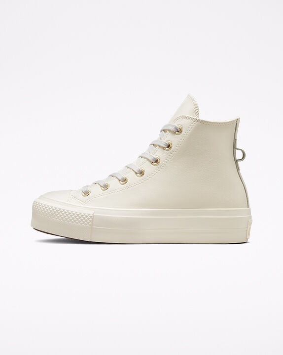 neutral tones platform chuck taylor all star