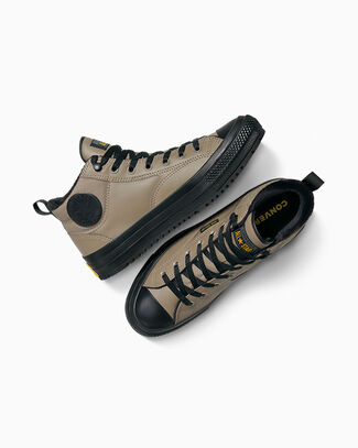 Converse Chuck Taylor All Star Malden Street Waterproof Boot Mid Shoe In Brown, Size 10 - A14619C