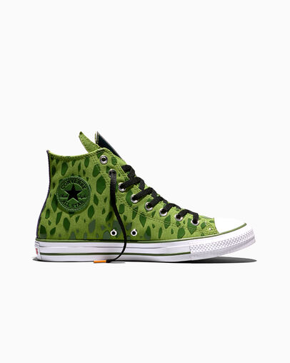 Converse Chuck Taylor All Star x Dragon Ball Z Cell Peridot/Garden Green/White, Outer Side View