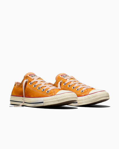 Chuck Taylor All Star Dip Dye Wide Width Gold Palm Dyed, Top and Side View
