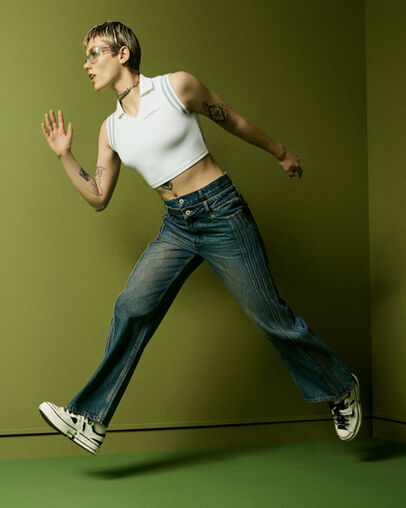 Converse x Feng Chen Wang Polo White/Arctic Ice