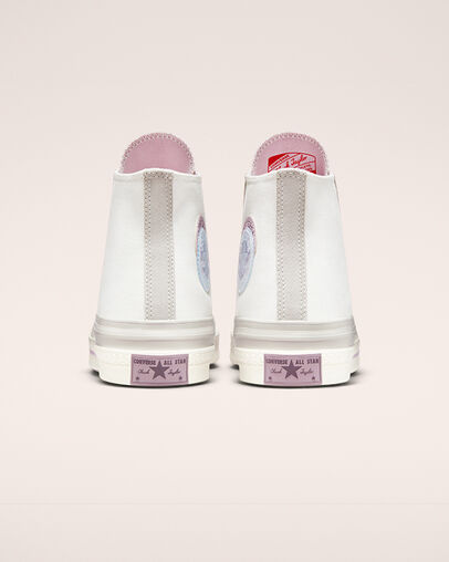 Chuck 70 Color Pop Overlay Blanco vintage/Garza, Heel View