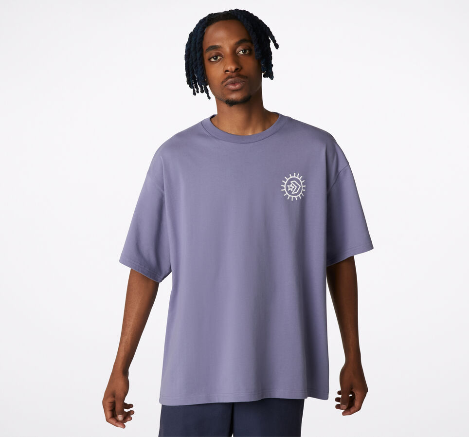 Inverted Desert Graphic T-shirt Slate Lilac