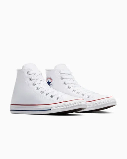 Chuck Taylor All Star Canvas Optical White, Top and Side View