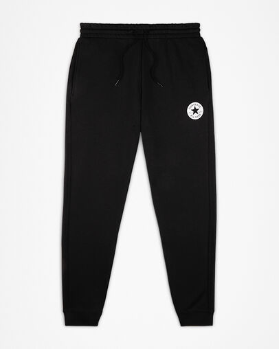 Converse Go-To Chuck Taylor Patch Standard Fit Sweatpant Black, Front View