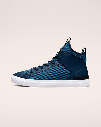Chuck Taylor All Star Ultra Crafted Mixed Material Dk Marina Blue/Midnight Navy, Inner Side View