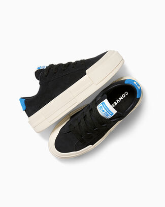 Converse Cruise Suede Low-Top Shoe In Black, Size 6 - A17647C