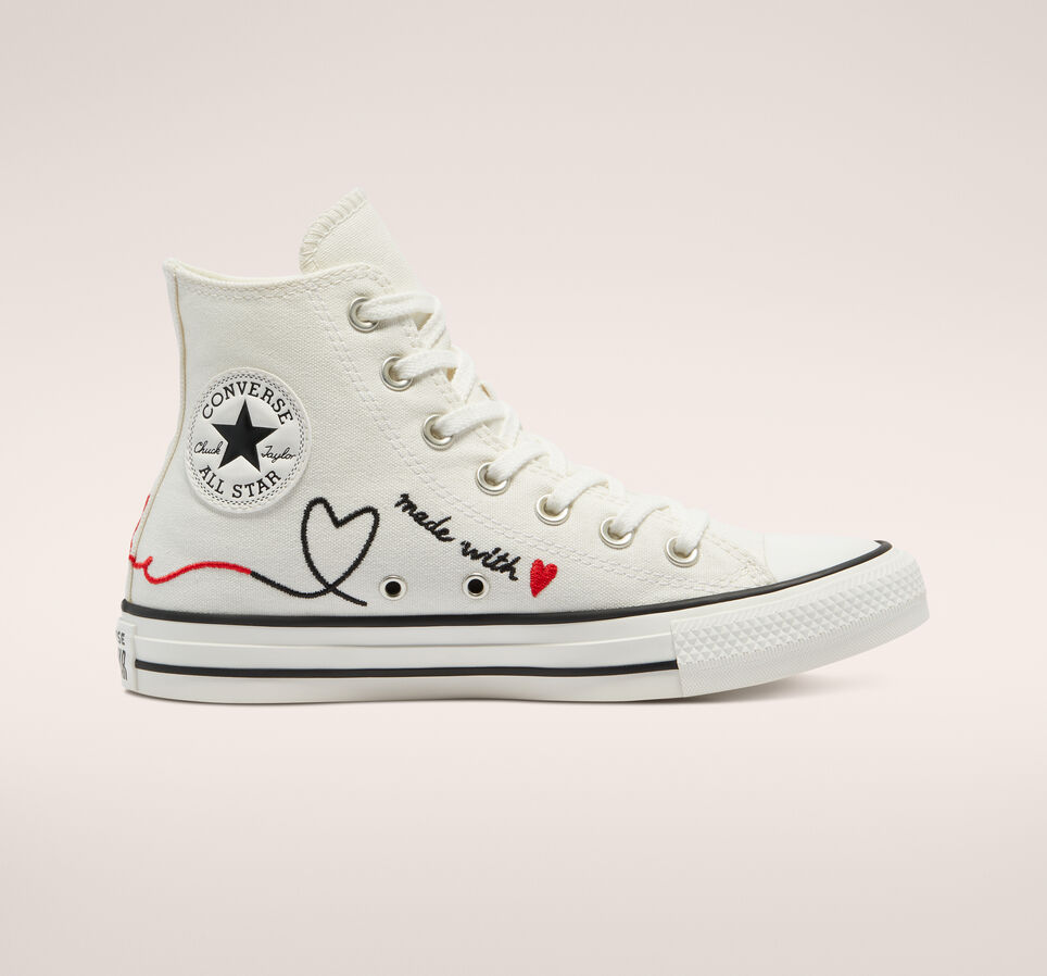 Chuck Taylor All Star Made With Love Blanco vintage/Garza/Negro