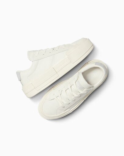 Converse Cruise Leather Rainwashed Grey/Vintage White, Angled View