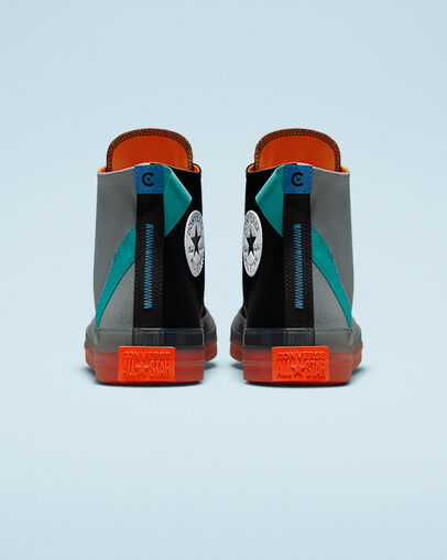 Chuck Taylor All Star CX Color Pop Black/Ash Stone/Storm Wind, Heel View