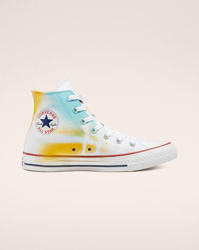 Chuck Taylor All Star Hand Painted Twins Hand Paint, Outer Side View