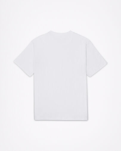 Embroidered Star Chevron Tee White, Back View