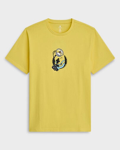 Converse x Minions T-Shirt Yellow, Front View