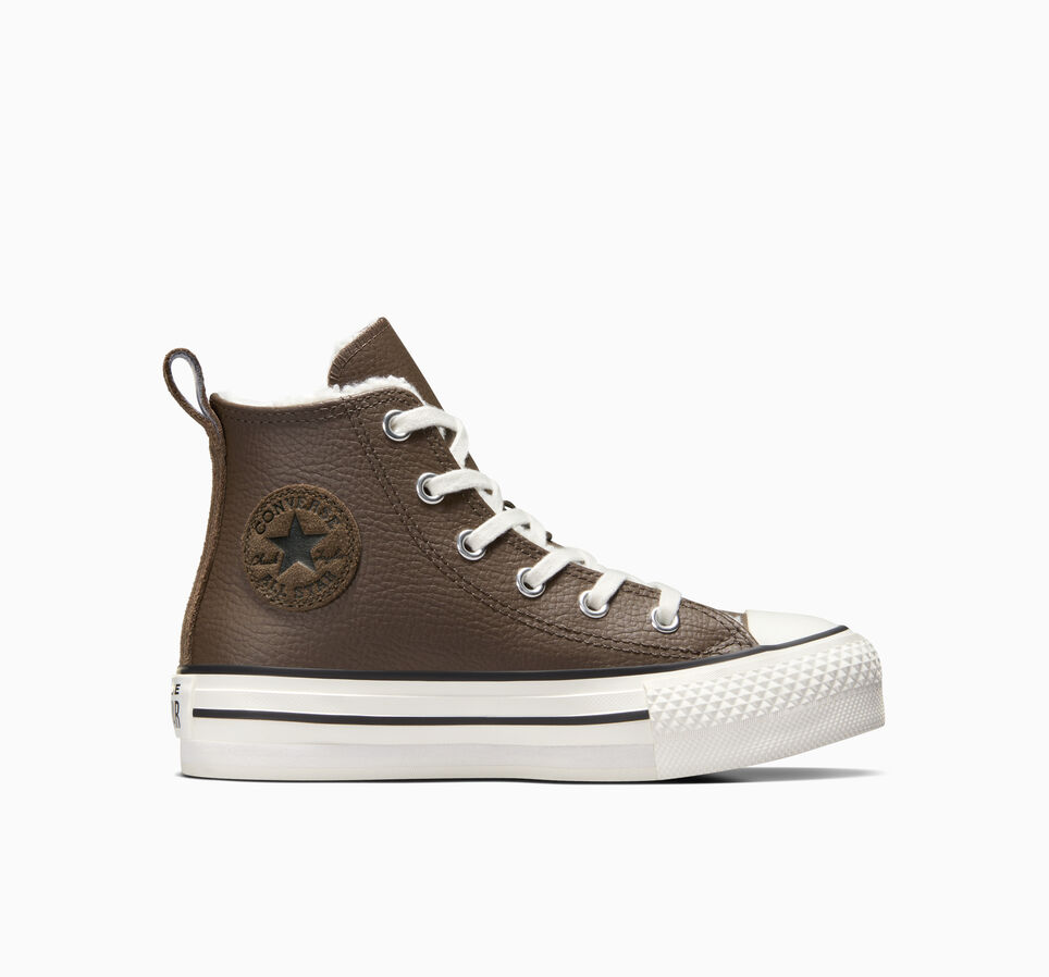 Converse Chuck Taylor All Star EVA Lift Leather Sherpa - A07957C