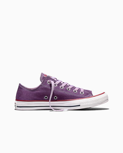 Chuck Taylor All Star Dip Dye Wide Width Dark Purple Dyed, Outer Side View
