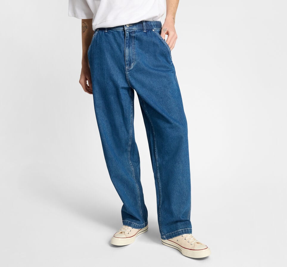 Woven Denim Pants