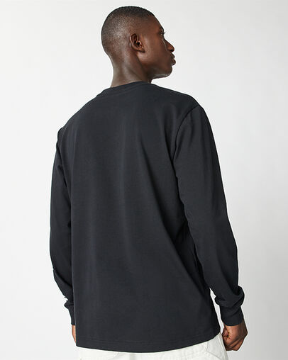 All Star Long Sleeve Tee Converse Black, Detail View