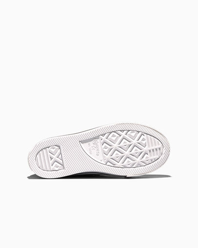 Chuck Taylor All Star Lift Platform Leather Zwart/Natural Ivory/Wit, Outsole View