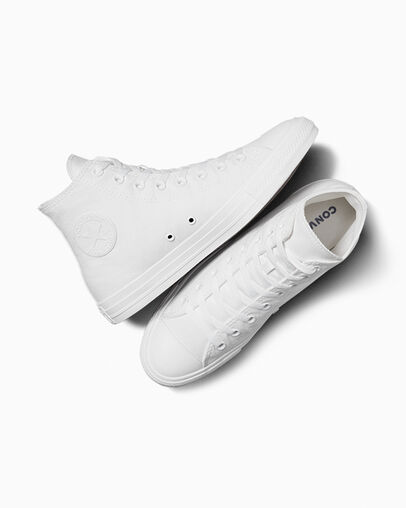 Chuck Taylor All Star White Monochrome, Angled View