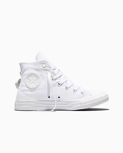 Chuck Taylor All Star 3-D Flourish White Roses, Outer Side View