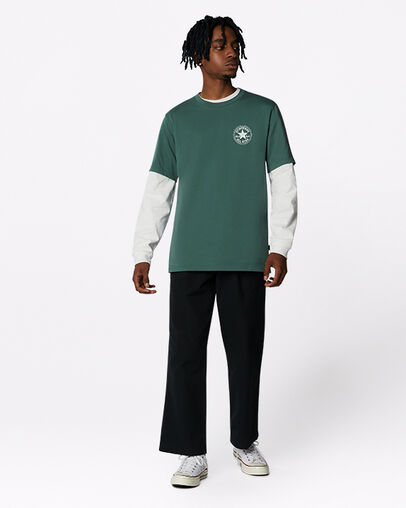 Camiseta Chuck Patch Pino del bosque, Full Body View