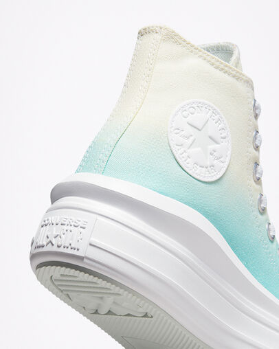 Chuck Taylor All Star Move Platform Ombre Egret/Light Dew/White, Detail Angle View