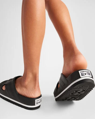 Chuck Taylor All Star Sandal Lite CX Negro/Blanco/Negro, Reflective View