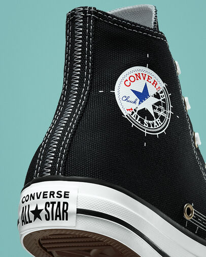 Future Utility Chuck Taylor All Star Black/University Red/White, Detail Angle View