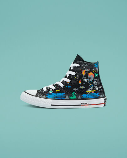 Chuck Taylor All Star Gamer Black/Bright Poppy, Inner Side View