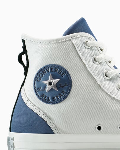 Converse x NARUTO SHIPPUDEN Kakashi Chuck Taylor All Star Barely Grey/Dark Waters, Detail Angle View