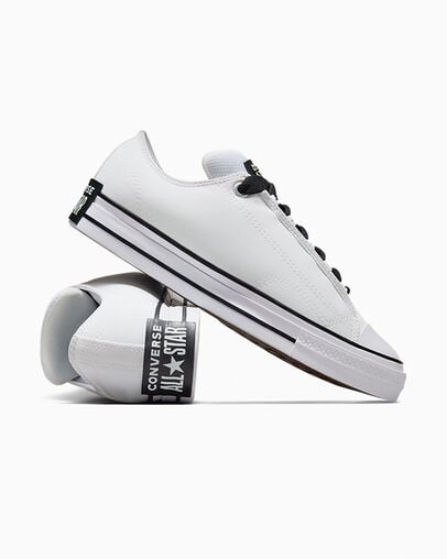 Chuck Taylor Puff White/White/Black, Detail Angle View