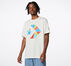 Peace & Unity Cotton Jersey T-Shirt Egret