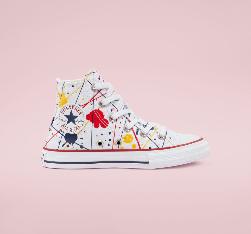 Chuck Taylor All Star Archive Paint Splatter White/Multi/Garnet