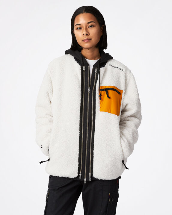 reversible waterproof fleece jacket