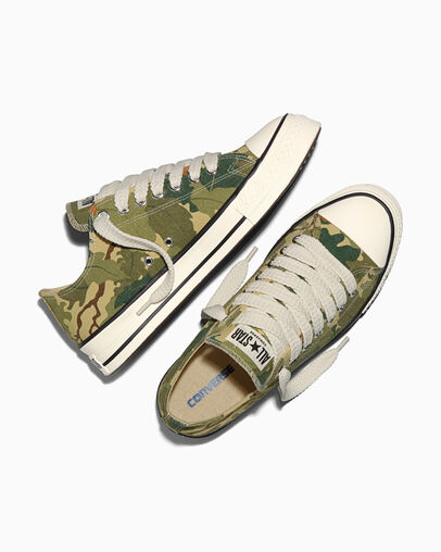 Chuck Taylor Throwback Archive Leaf Camo Blonde Espresso/Olive Android, Angled View