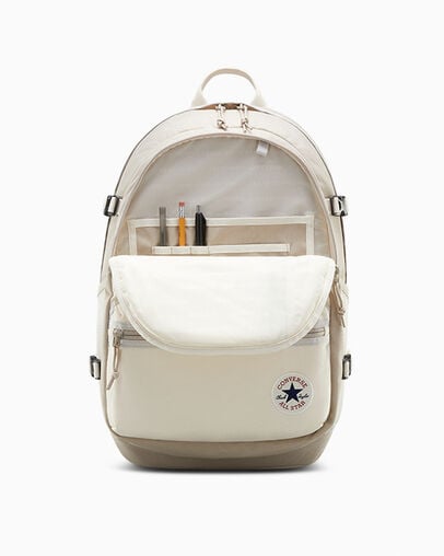 Straight Edge Backpack Converse Egret/Papyrus, Detail View