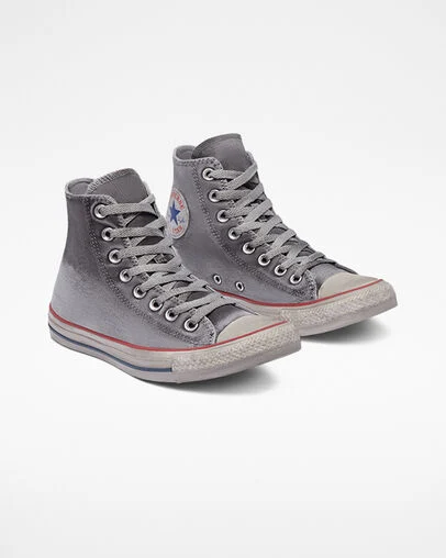 Chuck Taylor All Star Canvas Smoke Gray/Gray/White, Angled View