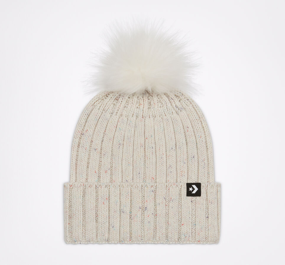 Pom Beanie Egret