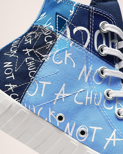 Patchwork UNT1TL3D University Blue/Midnight Navy, Detail Angle View