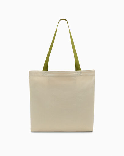 Star Chevron Canvas Tote Bag Tela non tinta/Foresta magica, Detail View