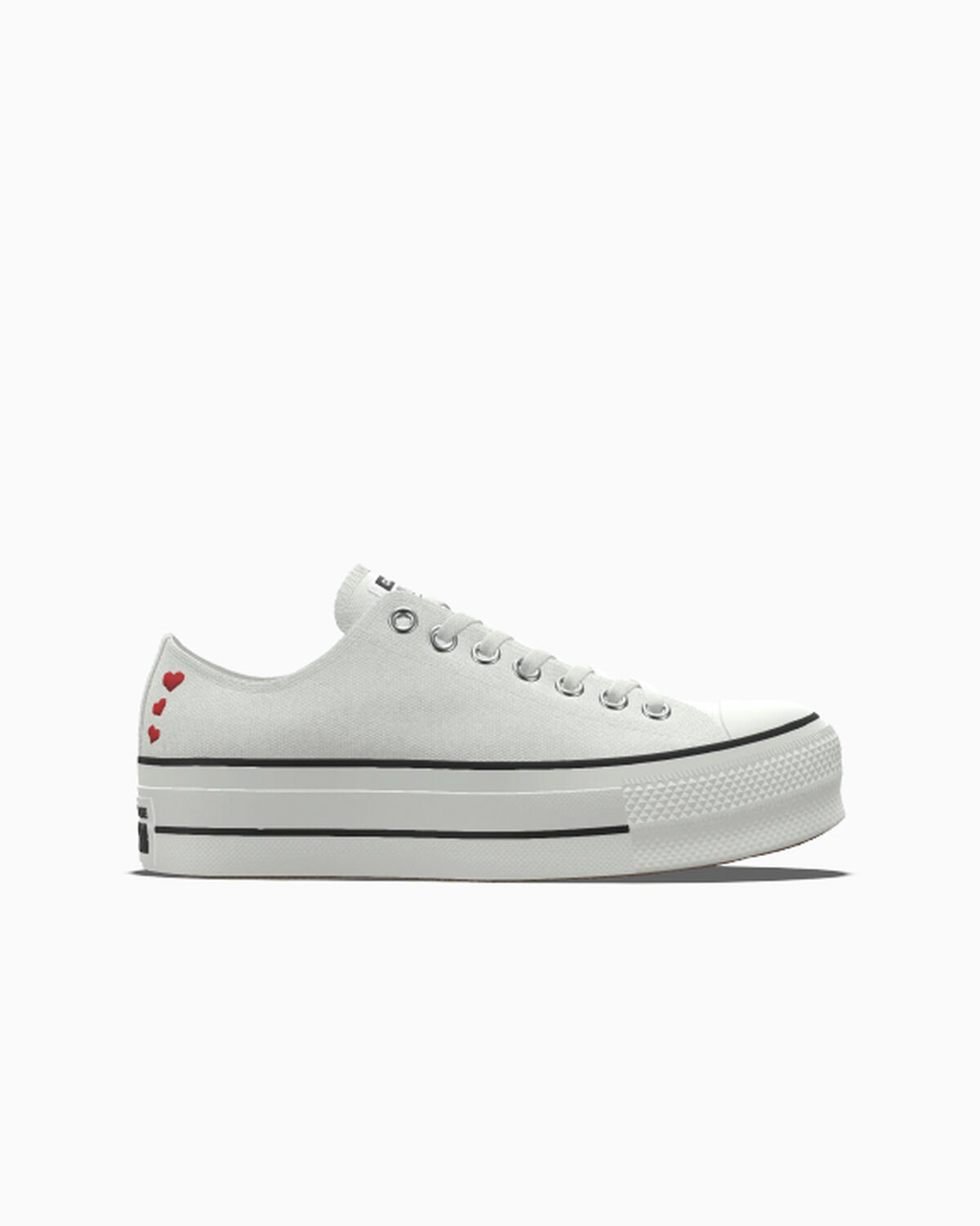 Custom Chuck Taylor All Star Lift Platform By You - 171210CSP25_white_hearts_V
