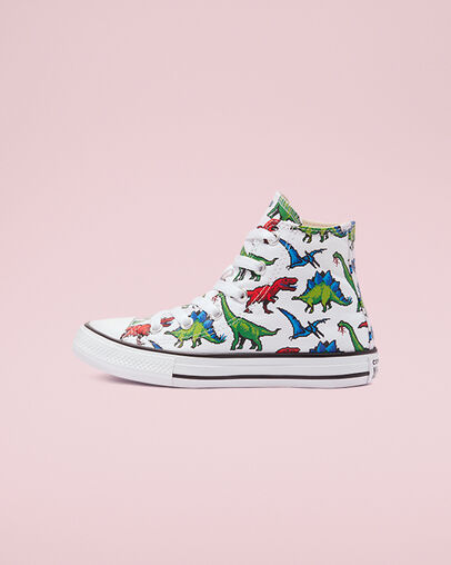 8-Bit Chuck Taylor All Star Blanc/Wasabi vif/Bleu num&eacute;rique, Inner Side View