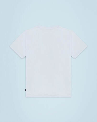 Chuck Taylor Love Boyfriend T-Shirt Wei&szlig;, Back View