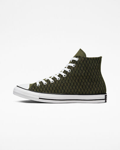 Chuck Taylor All Star Herringbone Converse Utility/Black/White, Inner Side View