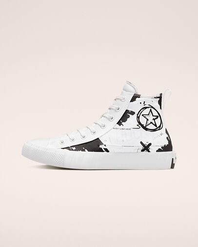 UNT1TL3D Script White/White/Black, Inner Side View